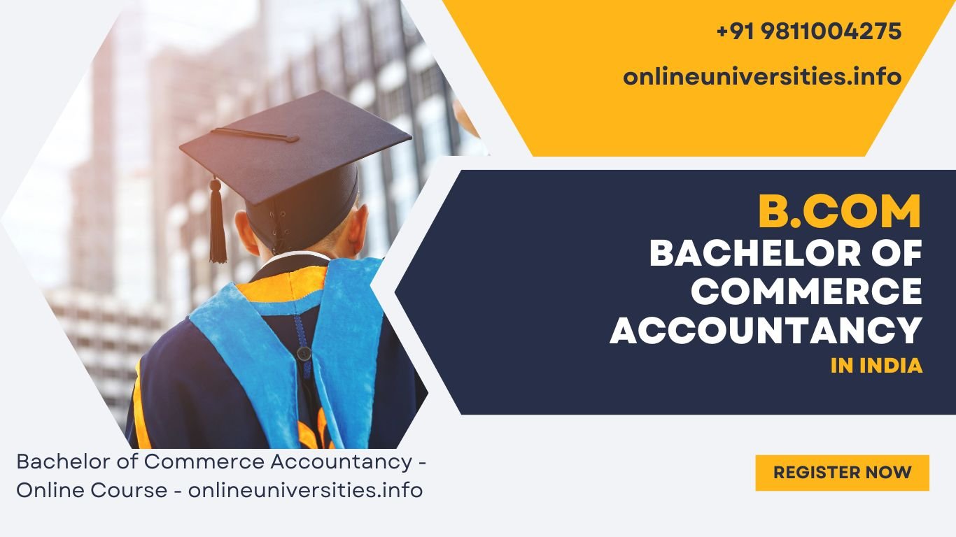 B.Com - Bachelor of Commerce Accountancy