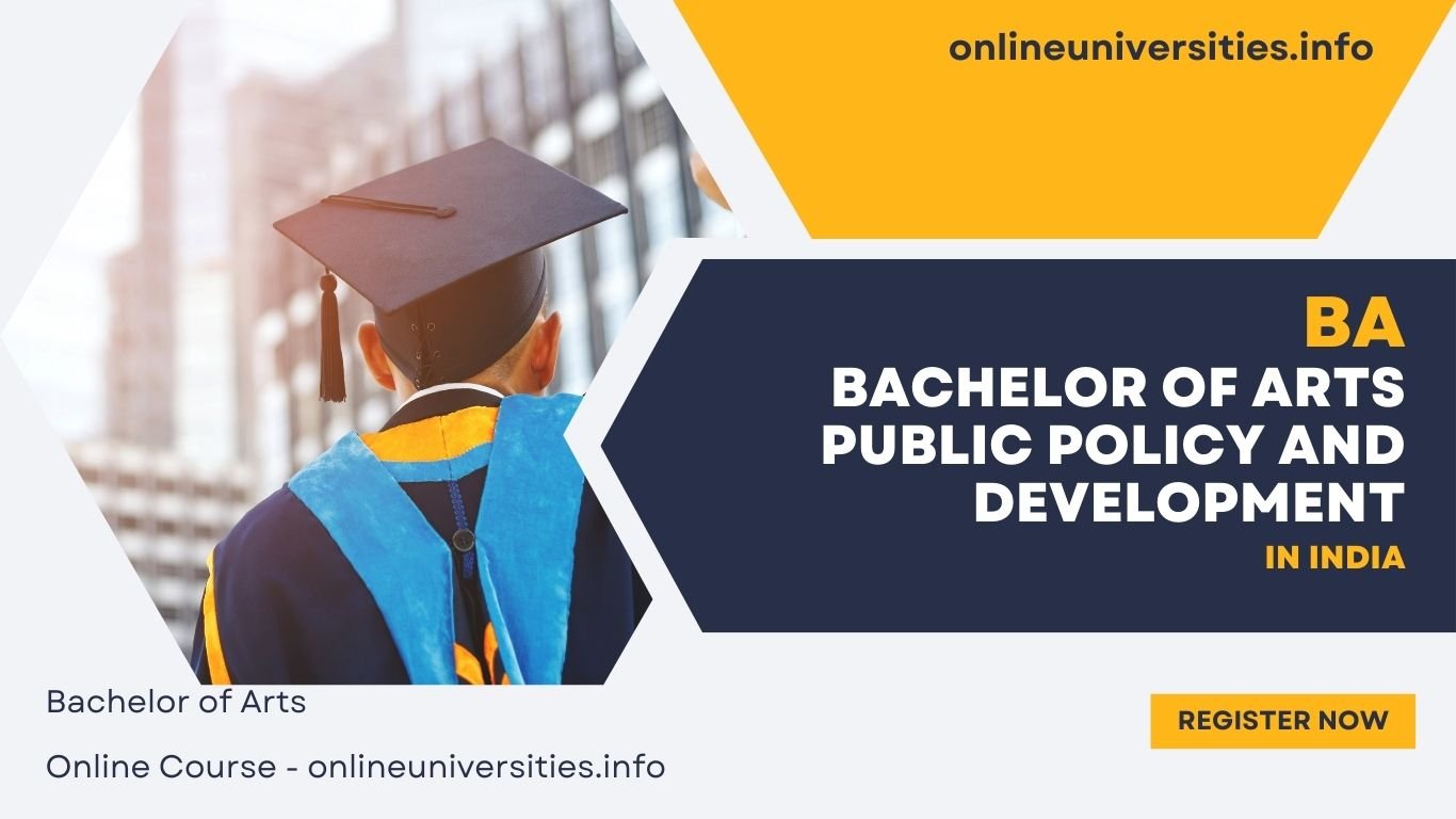 Bachelor of Arts BA - Public Policy And Development